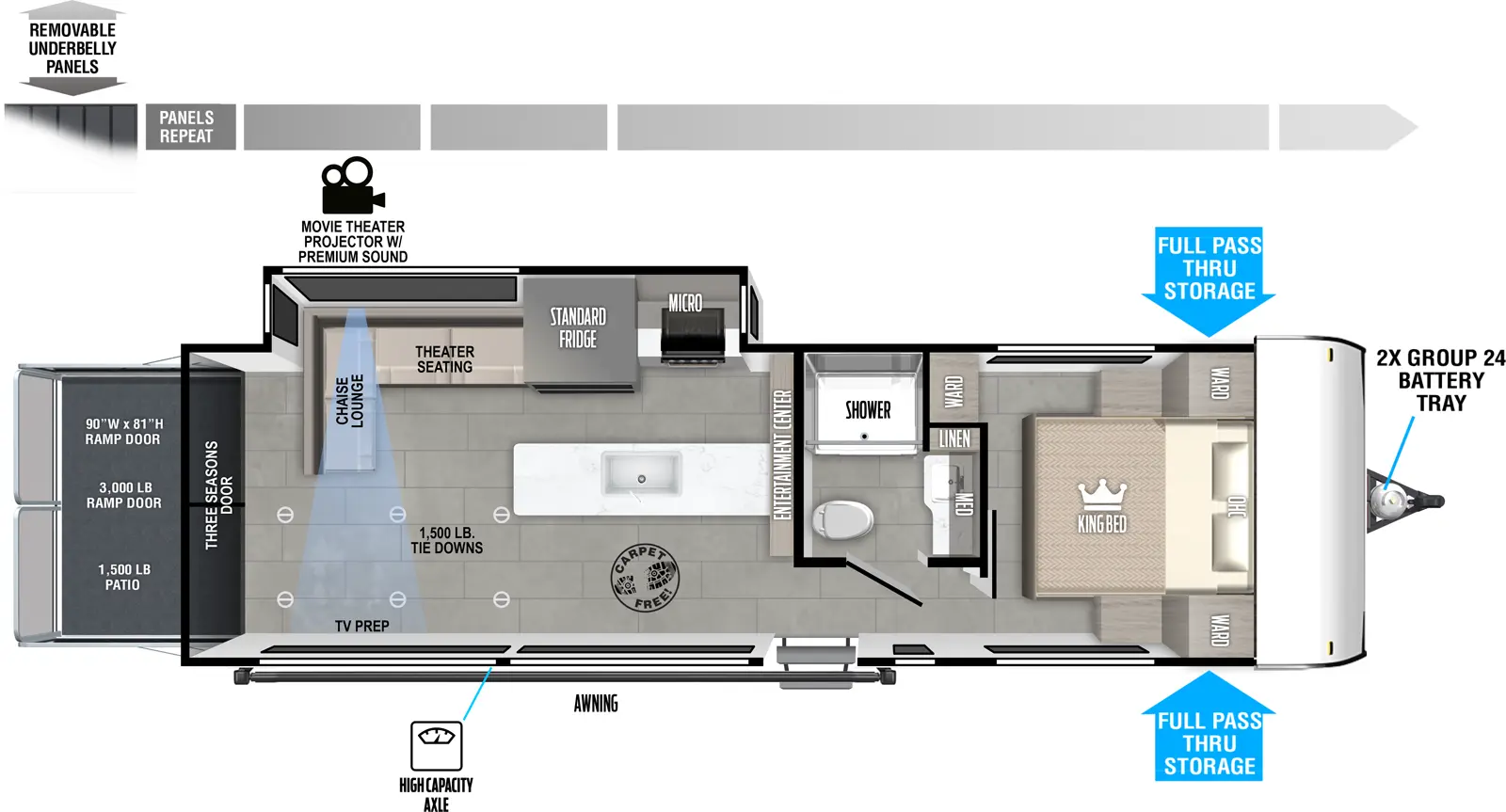 Salem Fsx 28VC Floorplan